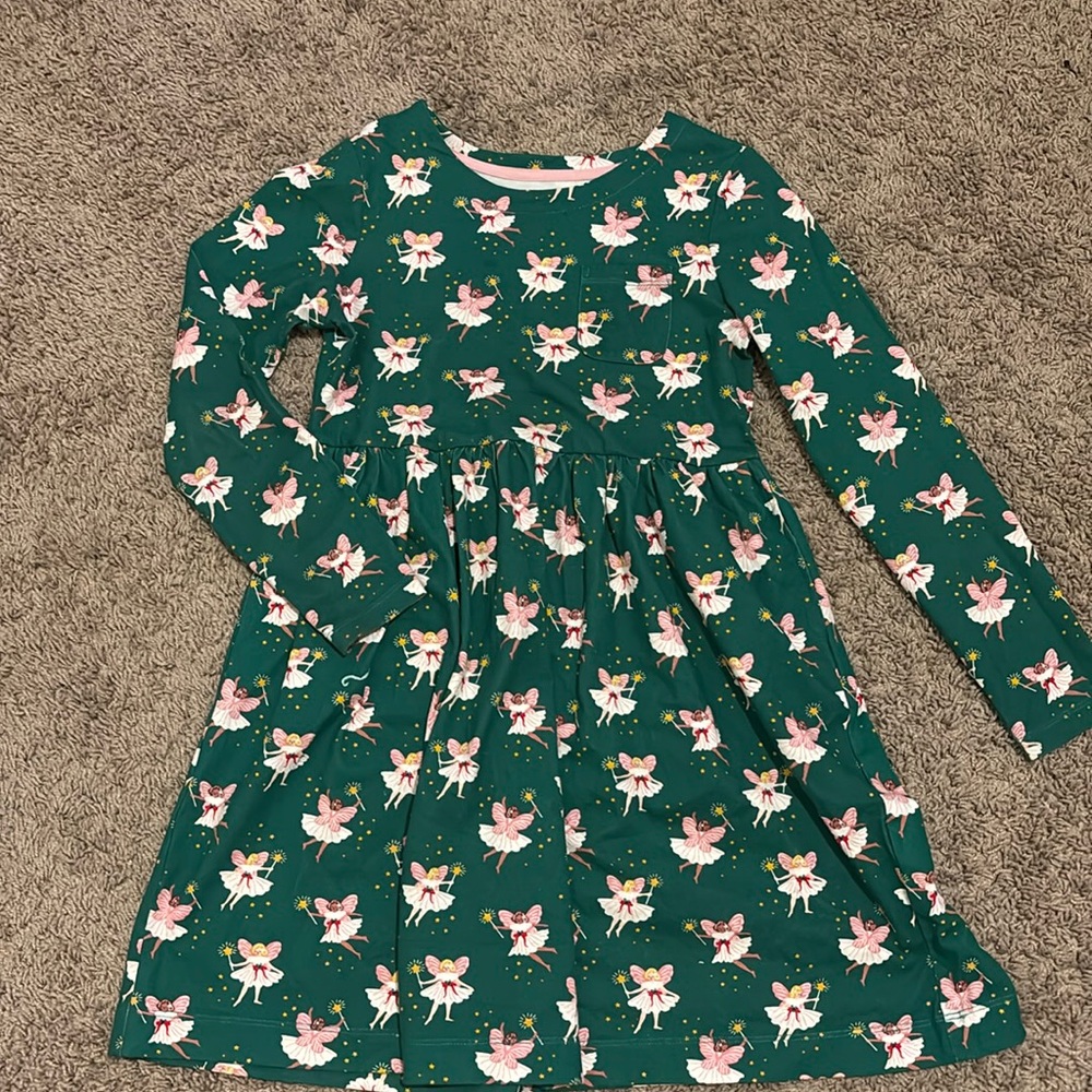 NWOT Mini Boden Girls dress angels 9/10